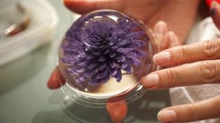 Fleurs 3D en gélatine à la maison
